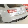 Rieger spoiler pod zadní nárazník na levé straně pro Audi A6 S6 4G, C7 sedan r.v. 09/14-, plast ABS lakovaný do černé lesklé barvy