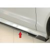 Rieger Seitenschwelleransatz (2-tlg.) mont. strana pravá pro Audi A6 S6 4G, C7 sedan, 09/14-, plast ABS lakovaný do černé lesklé barvy