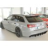 Rieger spoiler pod boční práh (2 dílný) mont. strana levá pro Audi A6 4G, C7 sedan, 11/10-08/14, plast ABS lakovaný do černé lesklé barvy