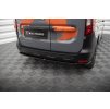 Maxton Design středový spoiler zadního nárazníku pro Renault Express Mk2, černý lesklý plast ABS