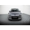 Maxton Design spoiler pod přední nárazník ver.2 pro Renault Megane GT Mk3 Facelift, černý lesklý plast ABS