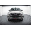 Maxton Design spoiler pod přední nárazník pro Toyota Hilux Invincible Mk8 Facelift, černý lesklý plast ABS