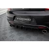 Maxton Design vložka zadního nárazníku ver.2 pro Volkswagen Scirocco R Mk3, černý lesklý plast ABS