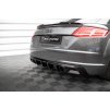 Maxton Design vložka zadního nárazníku pro Audi TT 8S, černý lesklý plast ABS, S-Line