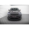 Maxton Design spoiler pod přední nárazník pro Jeep Grand Cherokee SRT WK2 Facelift, černý lesklý plast ABS