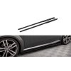 Maxton Design difuzory pod boční prahy pro Audi TT 8S, černý lesklý plast ABS, S-Line