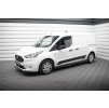 Maxton Design difuzory pod boční prahy pro Ford Transit Connect Mk2 Facelift, černý lesklý plast ABS