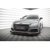 Maxton Design "Street Pro" spoiler pod přední nárazník s křidélky pro Audi TT S 8S, plast ABS bez povrchové úpravy, s červenou linkou