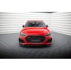 Maxton Design spoiler pod přední nárazník ver.2 pro Audi RS4 B9 FL, černý lesklý plast ABS