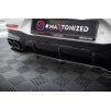 Maxton Design středový spoiler pod zadní nárazník s žebrováním pro Mercedes AMG GT 4 -Door Coupe GT 43 - V8 Styling Package, černý lesklý plast ABS