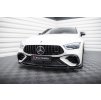 Maxton Design spoiler pod přední nárazník ver.2 pro Mercedes AMG GT 4 -Door Coupe GT 43 - V8 Styling Package, černý lesklý plast ABS