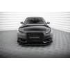 Maxton Design "Street Pro" spoiler pod přední nárazník s křidélky pro Audi S5 8T, plast ABS bez povrchové úpravy