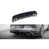 Maxton Design vložka zadního nárazníku ver.3 s imitacemi koncovek výfuku pro Cupra Formentor, černý lesklý plast ABS, s černými koncovkami