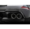Maxton Design vložka zadního nárazníku ver.3 s imitacemi koncovek výfuku pro Cupra Formentor, černý lesklý plast ABS, s chromovými koncovkami