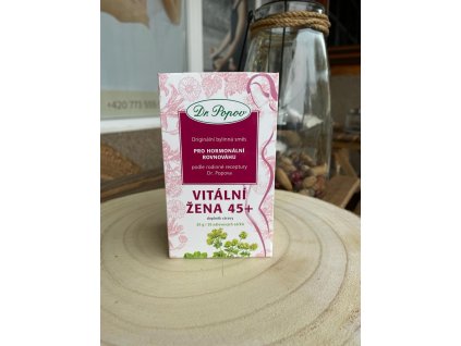 Bylinný porcovaný čaj Vitální Žena 45+