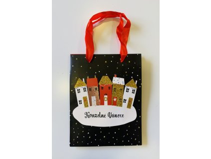 Dárková taška  vánoční 18 x 23 cm