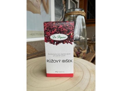 Bylinný exotický čaj RŮŽOVÝ IBIŠEK k doplnění tekutin - 100g sypaný