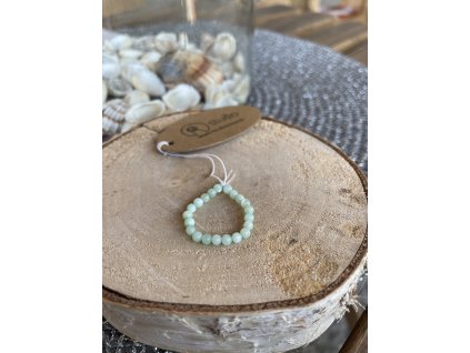 Prstýnek Perleť Zelená