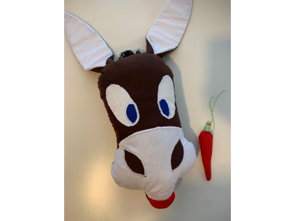 Bylinný polštářek pro děti - osel