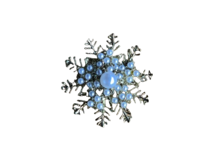 Brož sněhová vločka