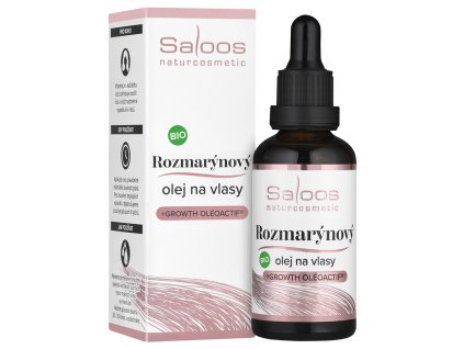 saloos bio rozmarynovy olej na vlasy 50 ml