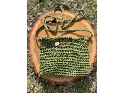 mini zelena hackovana kabelka 3