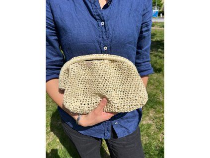 Sand Classic – ručně háčkovaná kabelka 2