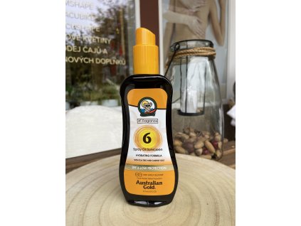 Olej na opalování Australian Gold SPF 6 Spray Oil 237ml