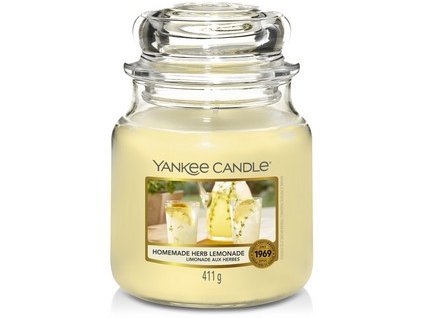 Vonná svíčka Yankee Candle Homemade Herb Lemonade 411g