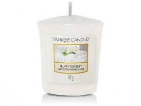 Vonná votivní svíčka Yankee Candle FLUFFY TOWELS  49 g
