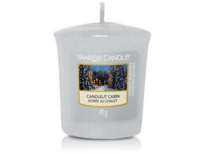 Vonná votivní svíčka Yankee Candle CANDLELIT CABIN  49 g