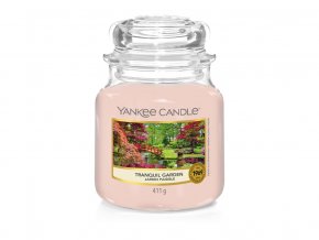 Vonná votivní svíčka Yankee Candle Tranquil garden 411 g