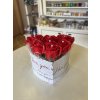 Krabička ve tvaru srdce se 7 mýdlovými růžemi 1ks