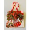 Dárková taška květy 18x24x8,5 cm