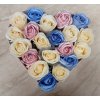 Dárkový box z mýdlových květů - 20 růží