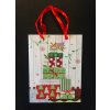 Vánoční papírová dárková taška 18 x 23 x 10 cm