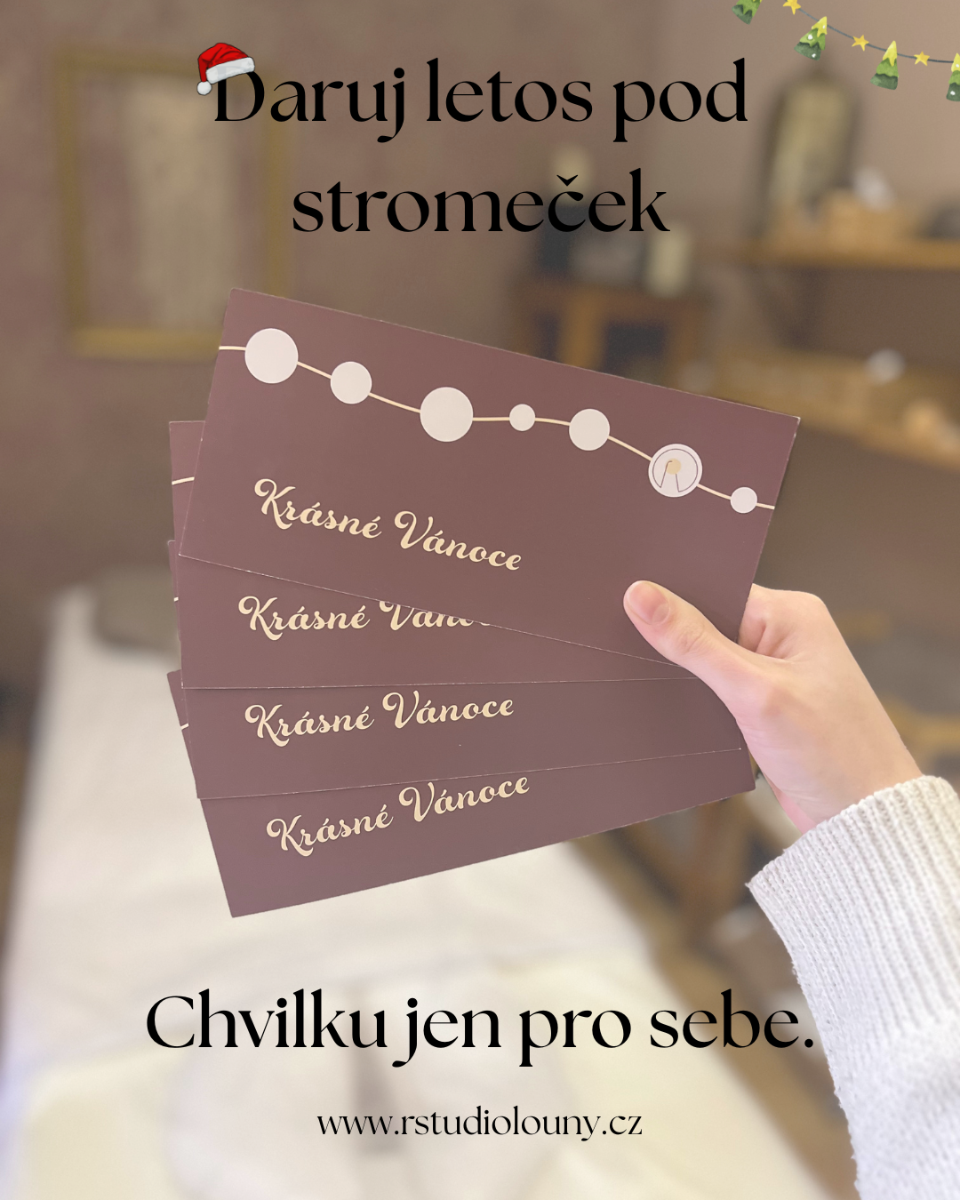 Daruj letos něco víc než jen věc.