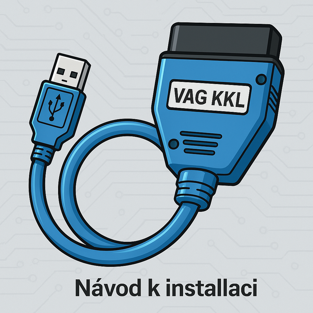 Diagnostický kabel USB VAG KKL - Návod k instalaci