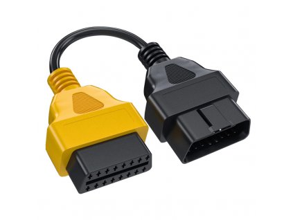 Redukce z OBD pro Fiat ECU scan Žlutá - CAN Bus