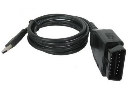 USB VAG KKL OBD II Diagnostický kabel VW SEAT AUDI ŠKODA - Černý
