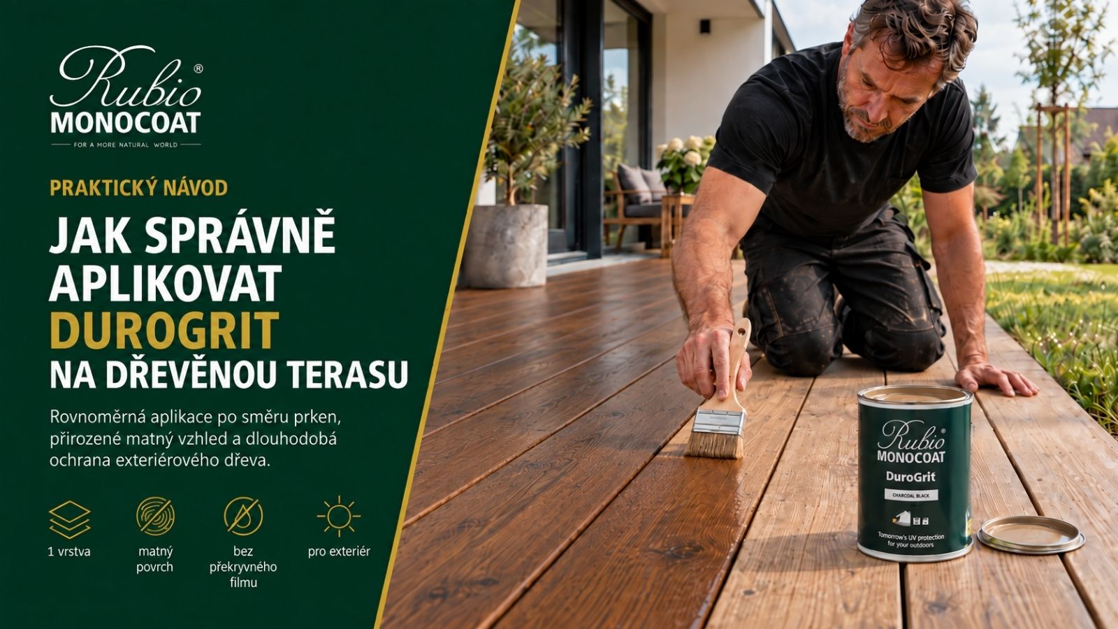JAK CHRÁNIT DŘEVĚNOU TERASU POMOCÍ RUBIO MONOCOAT
