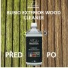 Exterior Wood Cleaner před aplikací a po aplikaci