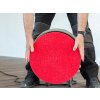 Červený Scrubby Pad červený kulatý nanášecí pad 406 mm aplikace
