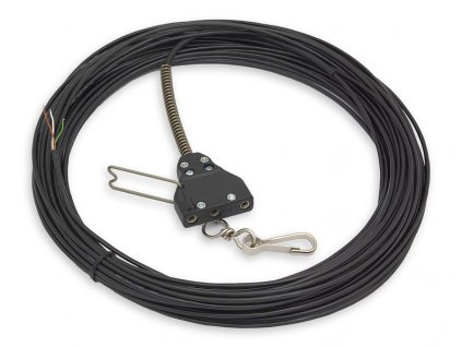 art.907 Cable 20m long with fencer end socket, for reel
