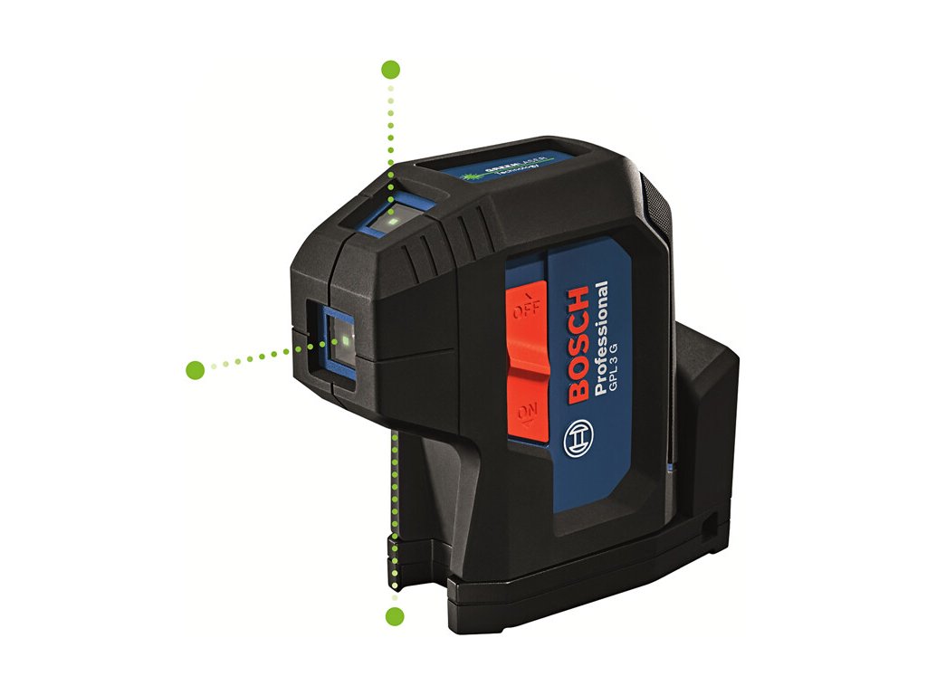 BOSCH GPL 3 G Professional bodový laser (zelený)