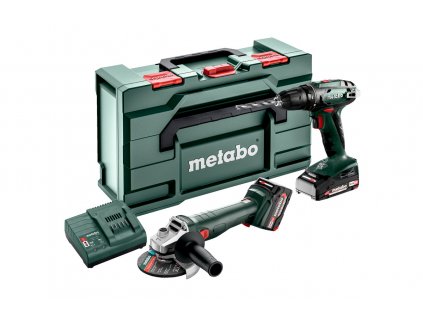 METABO Combo Set 2.6.6 18 V aku uhlová brúska + aku vŕtačka