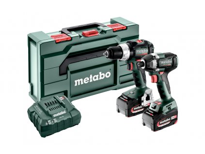 METABO Combo Set 2.8.8 (2x5,2Ah) 18V kombo sada aku príklepová vŕtačka + aku rázový uťahovák