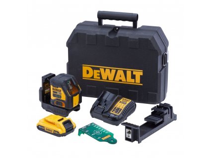 DeWALT DCLE34021D1 18V (1x2Ah) zelený křížový laser