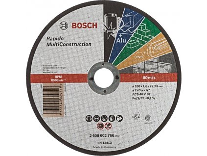 BOSCH Rapido Multi Construction univerzální dělící kotouč 180mm (1.6 mm)