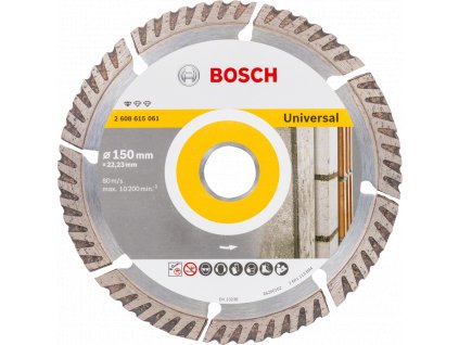 BOSCH 150x22.23mm DIA univerzálny rezný kotúč Standard for Universal